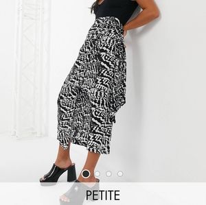 Topshop Petite wrap sarong skirt